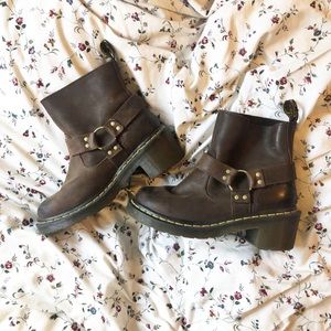 Dr Martens Brown ALODIE Booties Women’s 6